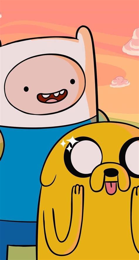 Adventure Time Finn And Finn Are Standing Next To Each Other