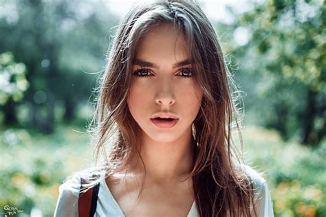 Victoria Vishnevetskaya Model Looking At Viewer Brunette 1080p Open Mouth Georgy