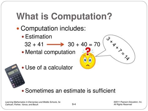 Ppt Estimation And Computational Procedures For Whole Numbers