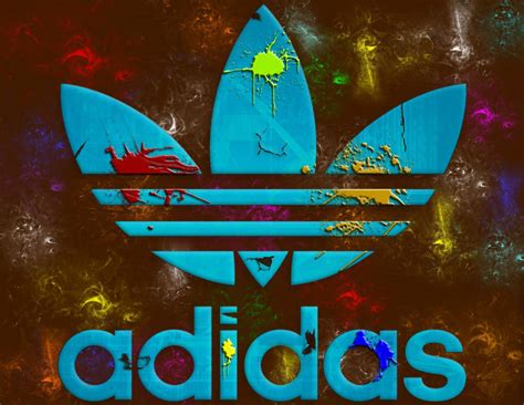 Adidas Shoes Logo Wallpapers Neon Wallpaper Cave