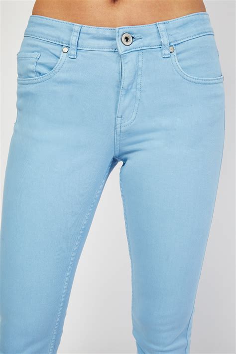 sky blue skinny fit jeans just 6