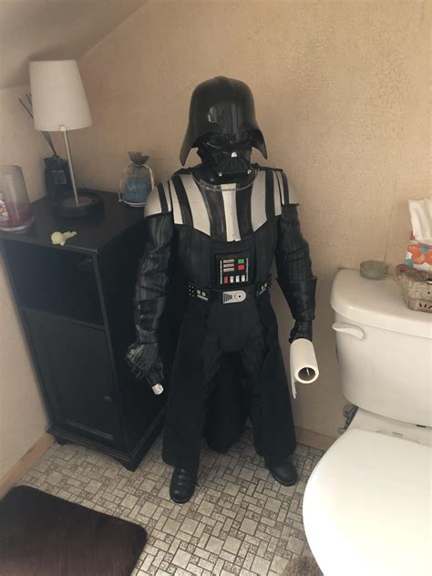 This Darth Vader Toilet Paper Holder Rmildlyinteresting