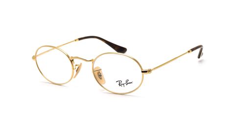 eyeglasses ray ban oval gold rx3547 rb3547v 2500 48 21 small in stock price 66 58 € visiofactory