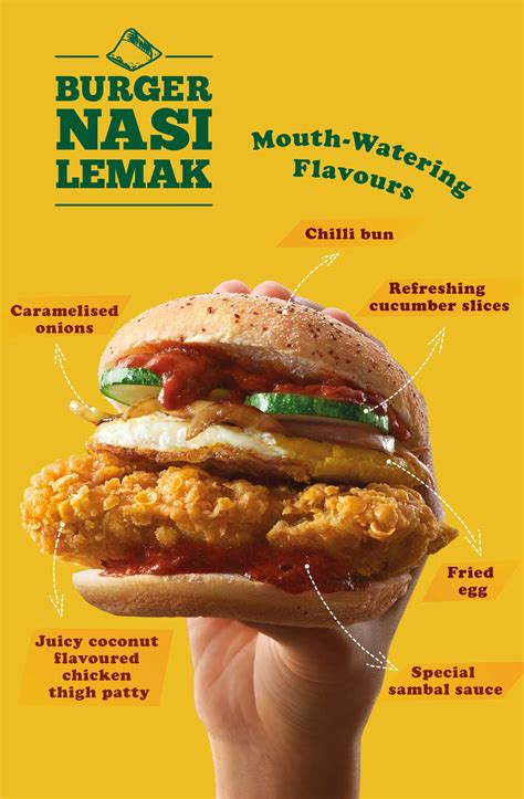 No other dish in malaysia is as famous as nasi lemak. McDonald's NEW Nasi Lemak Burger | McDonald's® Malaysia