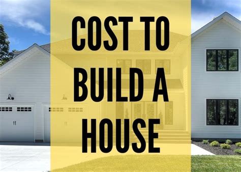 How Much Does It Cost To Build A House From The Ground Up Archives