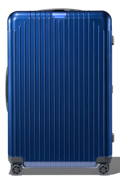 Rimowa Essential Lite 31 Inch Wheeled Suitcase In Blue Modesens