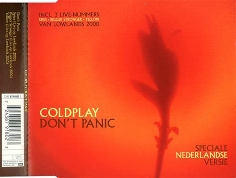Coldplay Dont Panic 2001 Cd Discogs