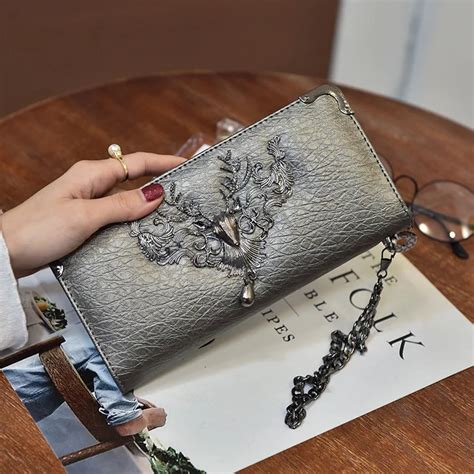 Famous Brand Designer Luxury Long Wallet Women Wallets Evening Clutch Female Bag Ladies Money