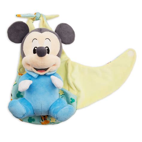 Disney Babies Plush Baby Mickey With Blanket Pouch