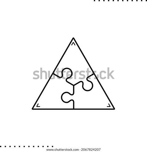 Triangle Puzzle Pieces Over 56859 Royalty Free Licensable Stock