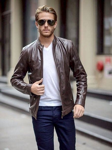 Introducir 82 Imagen Leather Jacket Outfit Men Abzlocalmx