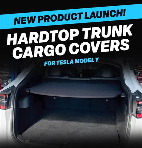 New Evannex Hardtop Trunk Cargo Cover For Tesla Model Y Owners