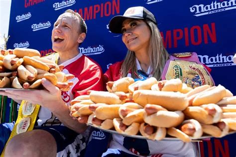 2023 Nathans Hot Dog Eating Contest Odds Joey Chesnut Miki Sudo Big