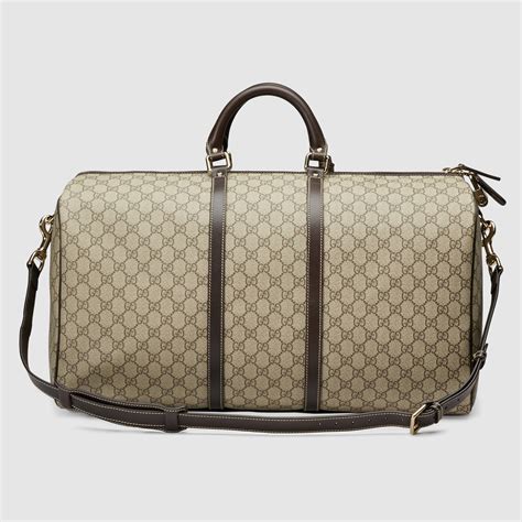 Lyst Gucci Large Carry On Duffle Bag In Natural For Men