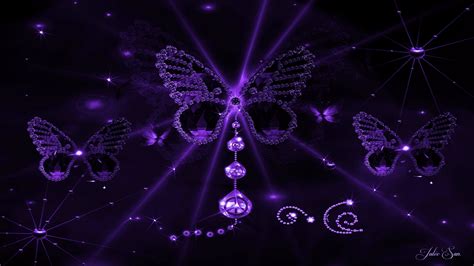 Purple Butterflies Wallpaper 58 Images