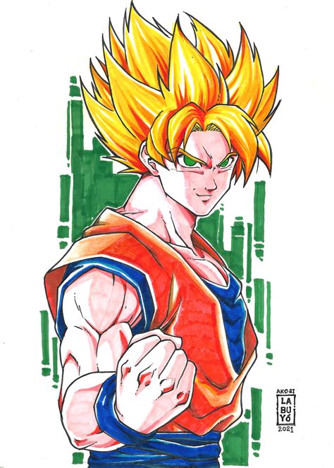 Artstation Super Saiyan Son Goku Fan Art