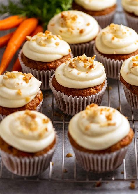 Carrot Cake Cupcakes Recipetin Eats