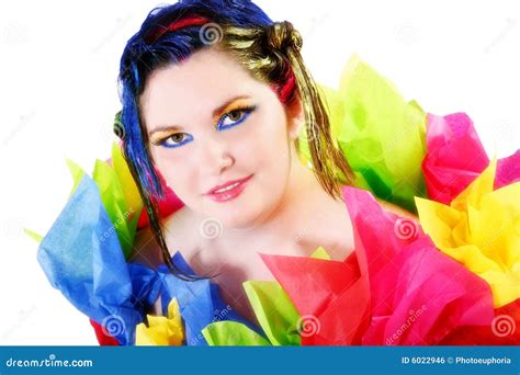 Colorful Girl Stock Photo Image Of Beautiful Artistic 6022946