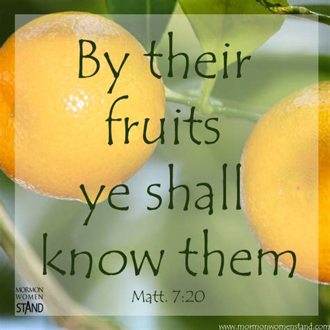 By Their Fruits - Latter-day Saint Women Stand