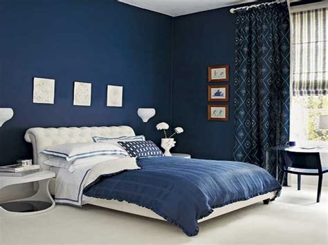 Royal Blue Painted Bed Room Blue Paint Colors For Bedrooms Dark Blue