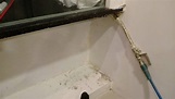 東岳防水抓漏房屋修繕: 廁所外牆漏水