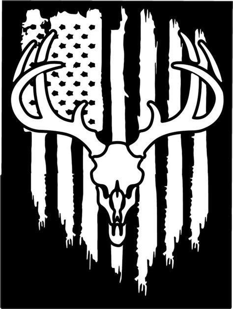 .american flag svg, deer svg, download distressed flag svg file, download deer hunt flag svg cut file, hunting deer svg files for cricut. American flag Buck Whitetail Deer Fishing Hunting vinyl die