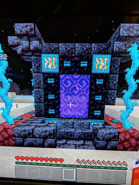Does Anyone Like My Nether Portal Design Rminecraft