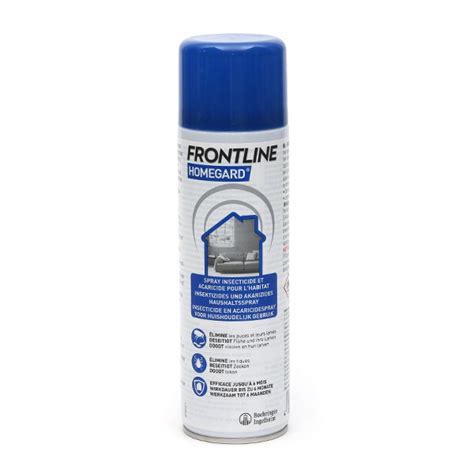 Frontline Homegard Spray Anti Puces Traitement Antiparasitaire Habitat