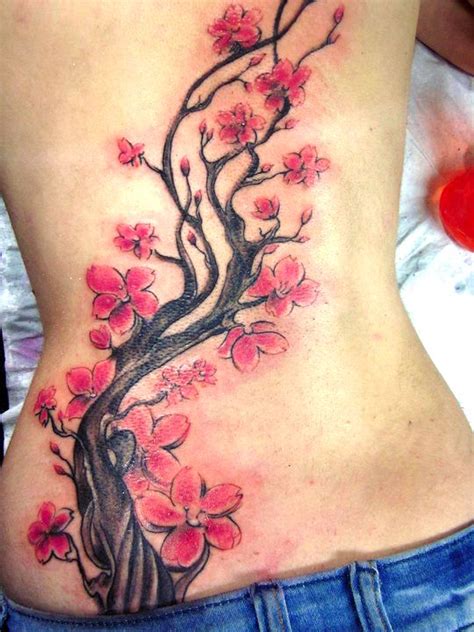 30 Cute Cherry Blossom Tattoo Designs Back Tattoo