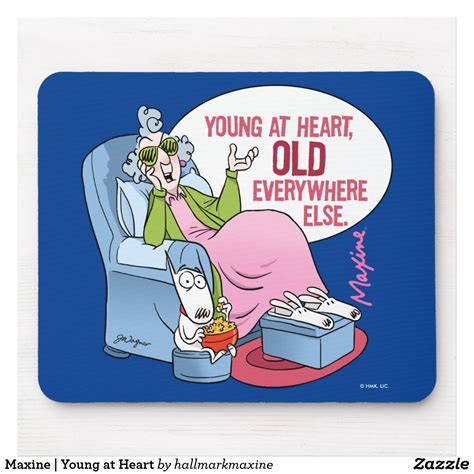 Maxine Young At Heart Mouse Pad Young At Heart Maxine Mouse Pad