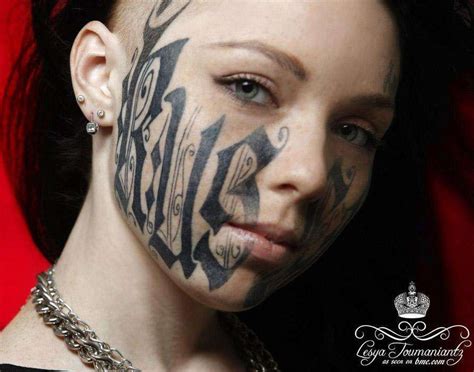 Last year he became notorious when he tattooed a galaxy of stars over the face of kimberley. The Most Regrettable Face Tattoos Ever | Face tattoos, Bad ...