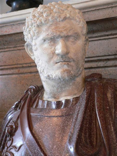 A Marble Bust Of Roman Emperor Caracalla 215 217 Ce Capotoline Museum