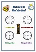 ENGLISH-CAROL: REVIEW "THE TIME" (repaso). 4th Level- 4º.