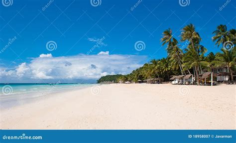 White Beach Boracay Island Philippines Stock Image Image Of
