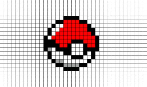 Pixel Pokeball Brik