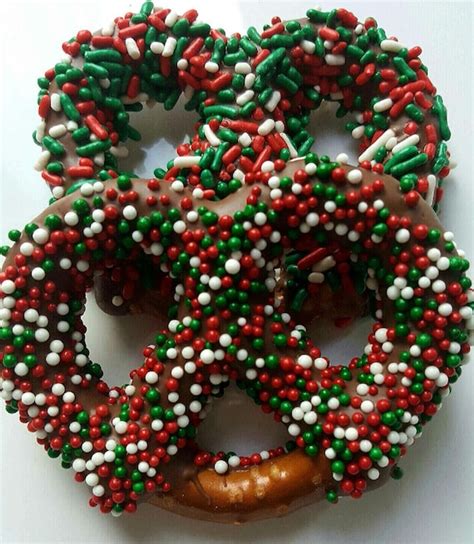 Gourmet Milk Chocolate Covered Pretzels Holiday Christmas Etsy