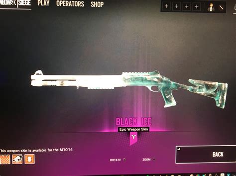 First Black Ice Skin Time To Get Gud With The M1014 Rrainbow6