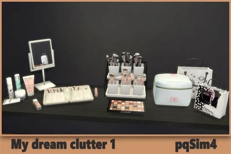 My Dream Clutter 1 The Sims 4 Custom Content En 2021 Muebles Sims 4