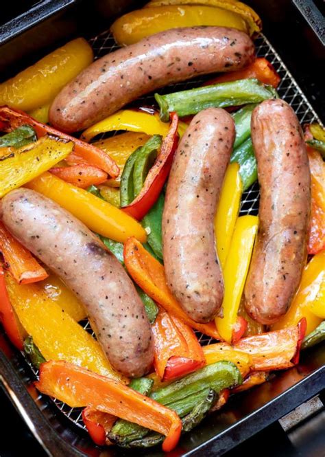 Air Fryer Sausage And Peppers Keto Tasty Air Fryer Recipes
