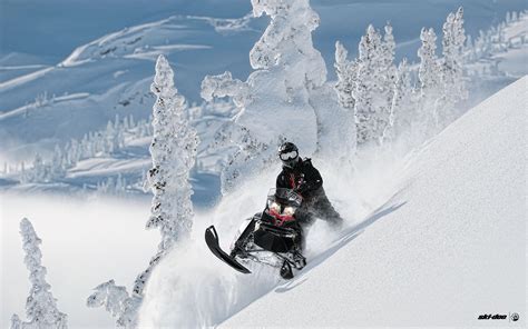 Ski Doo Snowmobile Sled Ski Doo Winter Snow Extreme Wallpapers