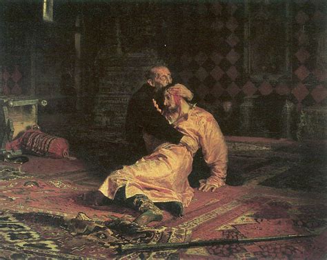 Repin Ilja Jefimowitsch Ivan The Terrible And His Son Ivan On