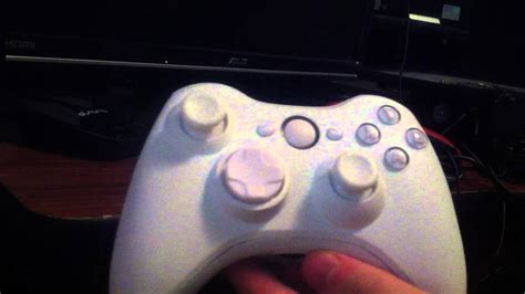 Sold New Custom All White Xbox 360 Controller Youtube