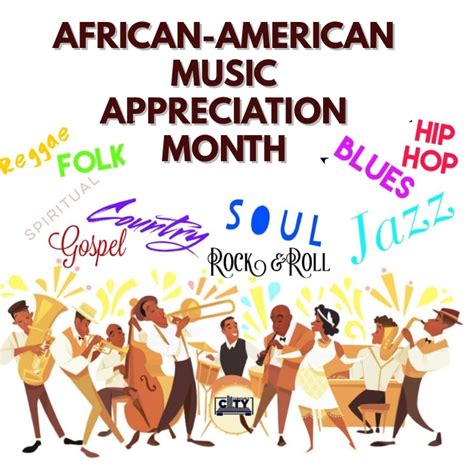 African American Music Appreciation Month Template Postermywall