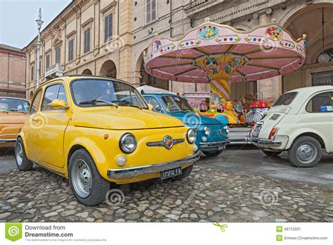 Vintage Italian Car Fiat 500 Abarth Editorial Photo