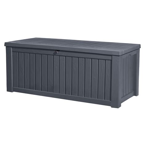 Keter 570L Rockwood Storage Box - Bunnings Australia