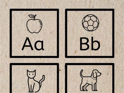 Alphabet Natural Flash Cardsdisplay Teaching Resources