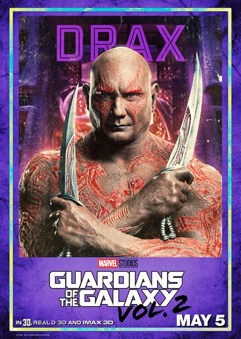 Guardianes De La Galaxia Vol 2 Posters De Los Personajes Web De Cine Fantástico Terror Y