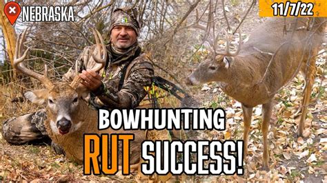 Rutting Nebraska Buck Hits The Dirt November Deer Hunt Realtree
