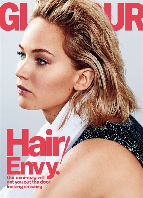 Jennifer Lawrence Glamour Magazine February 2016 Issue Celebmafia