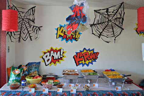 Drinks you can give in special designed glasses or cups encouraging. 15 Amazing Spiderman Birthday Party Ideas for Take Away ...